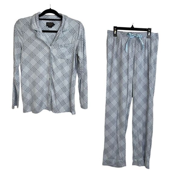 Pendleton Blue Long Sleeve Pajama Set Size S - Picture 1 of 10
